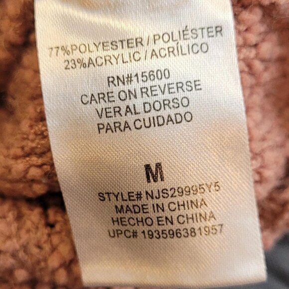 Beautiful Pink Rewind Medium Long Sleeve Knit Sweater - Picture 5 of 5